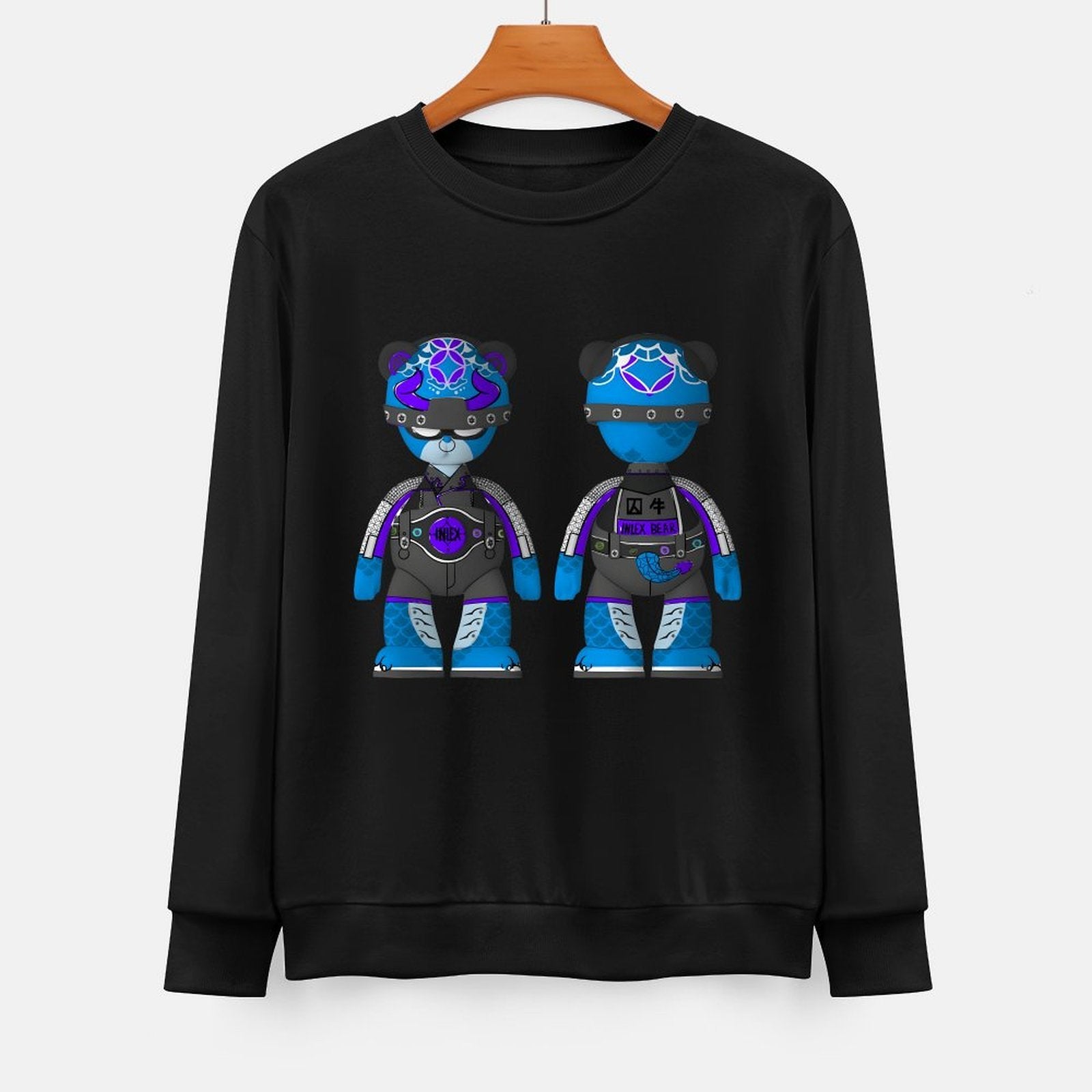 Long Sleeve With Front PatternVibrant Colors Fade-Resistant